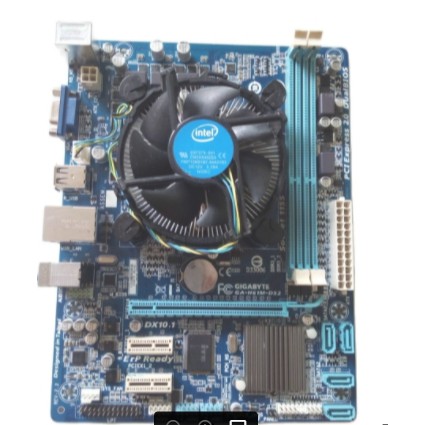 Intel® Core i3-2100+  พัดลม MAINBOARD GIGABYTE GA-H61M-S2.SOCKET 1155 DDR3 สภาพใหม่มาก มีฝาหลัง สินค้าตามรูปปก พร้อมใช้