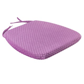 Getagift เบาะรองนั่ง Memory Foam เพื่อสุขภาพ Chair Cushion Design(สีม่วง)