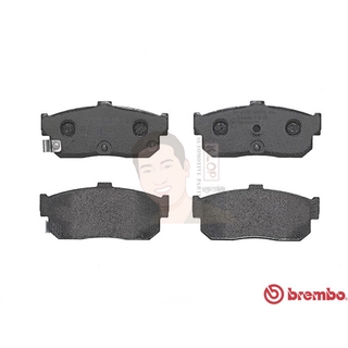 P56 029B ผ้าเบรก R (แท้ BREMBO รุ่น Black) NISSAN พรีเมร่า Primera 2.0 GXE ปี1995-1998 /บลูเบิร์ด Bluebird U13 2.0 SS...