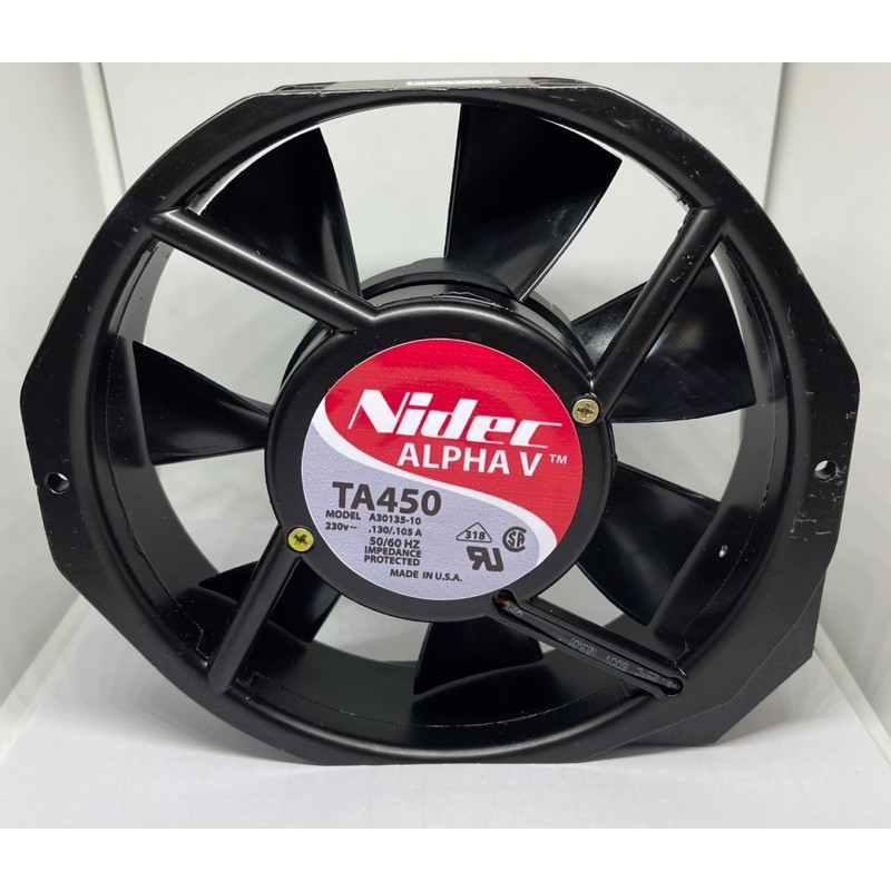 TA450  พัดลม6’’นิ้ว คางหมู 172*150*38MM 220V  7 ใบพัด
