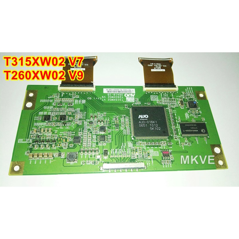 (1บอร์ด) T315XW02 V7 , T-CON BOARD , ใช้กับ SONY รุ่นKLV-32S200A พร้อมสายแพร