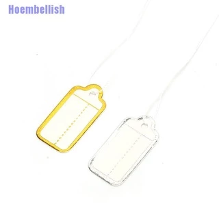 Hoe> ป้ายแท็กราคา ทรงสี่เหลี่ยม สําหรับติดป้ายราคา 200 ชิ้น