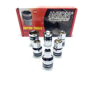 ลูกบล็อก บล็อกสั้น ประแจบล็อก ANTON 1/2 สั้น 6เหลี่ยม