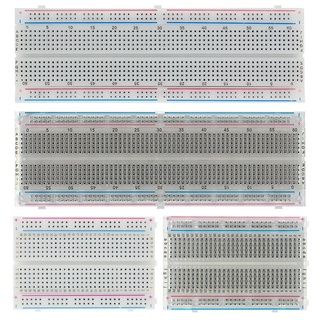 เบรดบอร์ดทดสอบ PCB MB-102 400 จุด 830 จุด 400 หลุม MB102 DIY