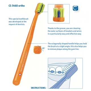 แปรงสีฟันสำหรับคนจัดฟัน CURAPROX CS Ortho