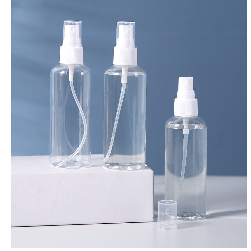 ขวดสเปรย์น้ำหอม ขนาด 100 ml ขวดเปรย์พลาสติกใส ใส่แอลกอฮอล์ และของเหลวอื่นๆ /1459