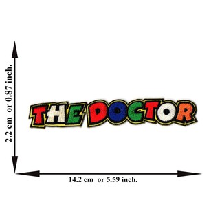 ตัดรีด ตัวรีดติดเสื้อ อาร์มปัก ติดเสื้อปัก ปักเสื้อ DIYลาย THE DOCTOR