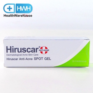 Hiruscar Anti Acne Spot Gel 10 g รอยสิว รอยแผลเป็น จุดด่างดำ หมองคล้ำ ลบรอย