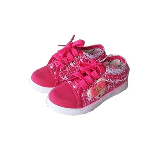 Alice Shoe รองเท้าเด็กผู้หญิง Kids Sneakerรุ่นFIN001(สีชมพู)