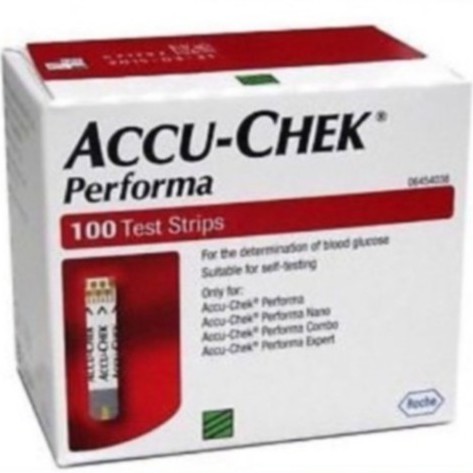 แผ่นตรวจวัดน้ำตาลในเลือดรุ่นPerforma 50/100 ชิ้น/Accu-Chek Performa/AccuChek Performa 50/100Test Str