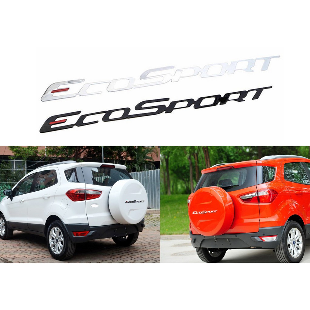 โลโก้ ฟอร์ด อีโค่สปอร์ต ติดด้านหลัง FORD ECOSPORT 2016 - 2019  silver or black logo Car Rear Backup 
