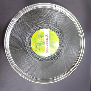 YOSHIKAWA 21CM ROUND STAINLESS STEEL FINE FOOD STRAINER สําหรับ