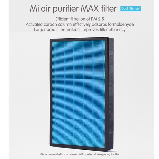 ไส้กรองเครื่องฟอกอากาศ Mi Air Purifier Max ของแท้ศูนย์ไทย พร้อมส่ง
