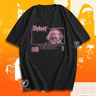 (ขายส่งได้)Slipknot Baby Pink Band Shirt / Hardcore Metal Rock Music Shirt / Lunar Distro Tshirt / 8099