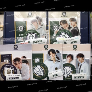 LUGGAGE STICKER+PHOTO CARD SET - 2021 BACK TO SCHOOL KIT เจโน่ แจมิน แจฮยอน เตนล์ วินวิน