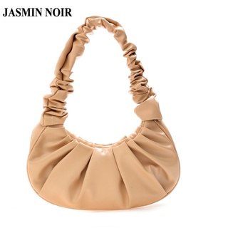 Jasmin Noir กระเป๋าสะพายไหล่กระเป๋าถือแฟชั่นสําหรับสตรีหนัง Pu ขนาดเล็ก