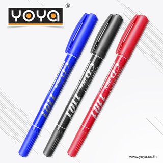 YOYA Twin-Tips Permanent CD Pen ปากกาเขียน ซีดี ดีวีดี #1101
