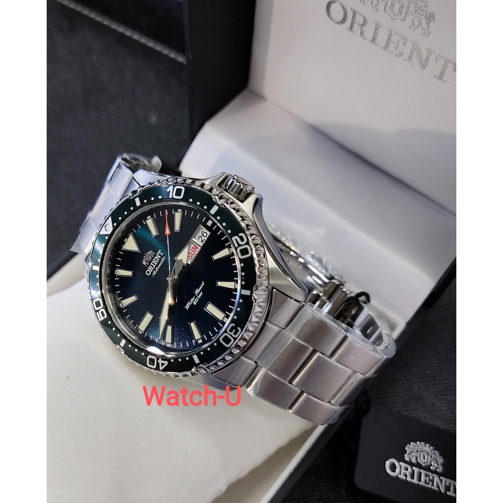 นาฬิกา Orient Automatic men's watch รุ่น RA-AA0004E ORIENT MAKO3 Green Kamasu
