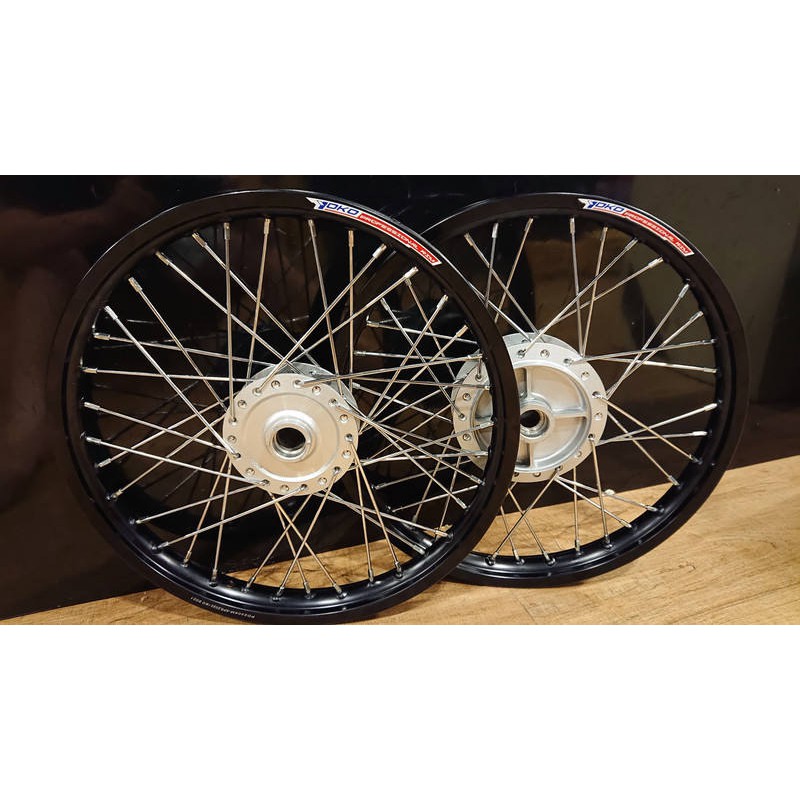 #ชุดล้อ #YOKO ขอบเรียบดุมเดิมสีบอร์น สามารถเลือกสีขอบล้อยี่ห้อyokoแท้และรุ่นรถได้ ซี่ชุบเงิน 1.40x2 -17” - รูปที่ 3