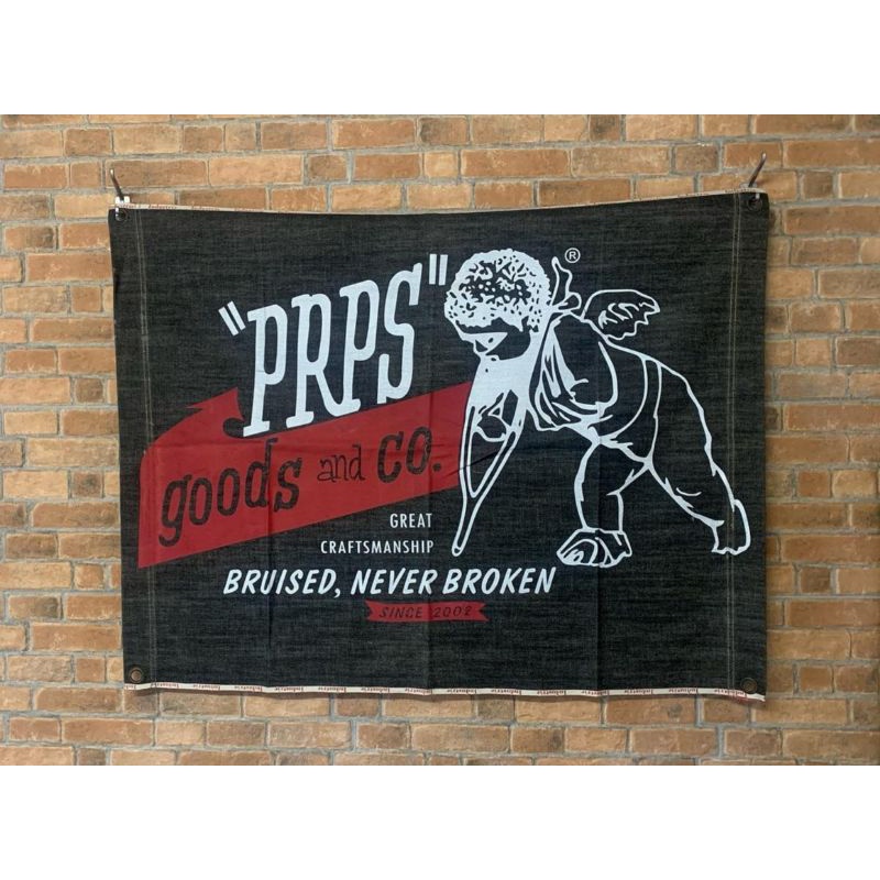 PRPS denim display banners ผ้าแขวนผนังใช้ตกแต่งห้อง