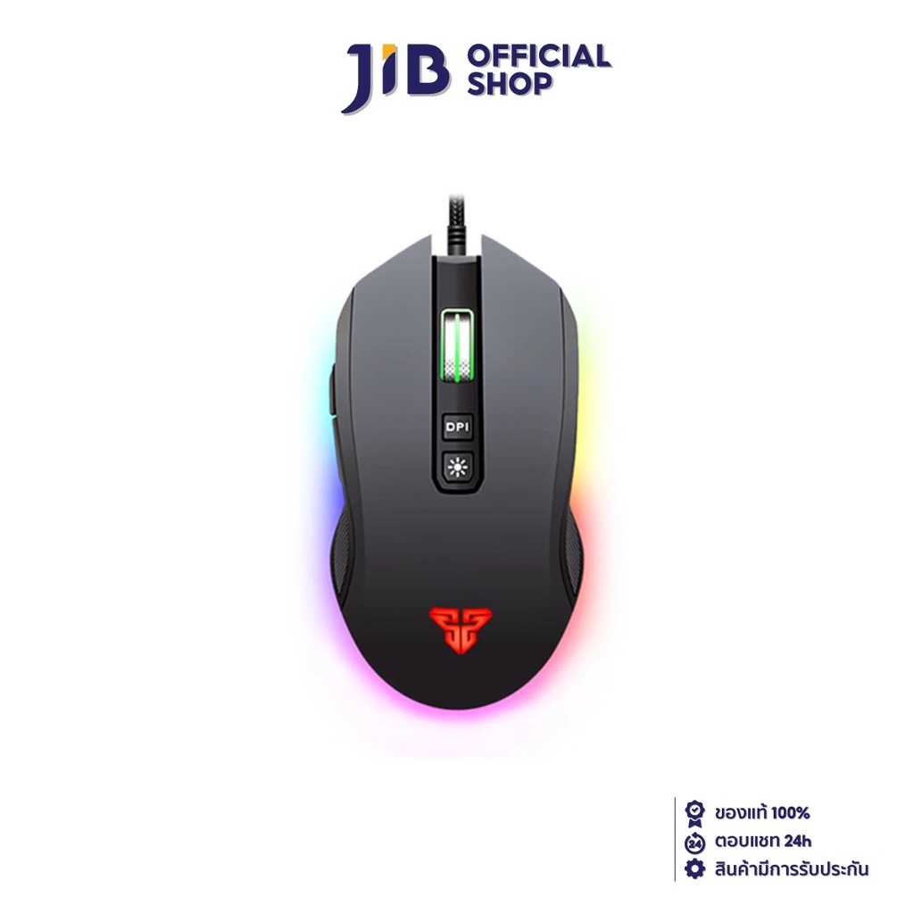 MOUSE (เมาส์) FANTECH GAMING ZEUS X5S V2 MACRO BLACK