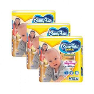 ผ้าอ้อมเด็กMamypoko pants standard แพมเพิสนำเข้า รุ่นกางเกง ถูกที่สุด%