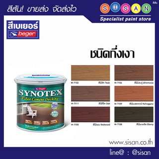 เบเยอร์ สีทาพื้น ซินโนเท็กซ์ เด็คกิ้ง ไฟเบอร์ซีเมนต์ (โปรงแสง-ชนิดด้าน) กล.