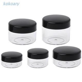 KOK Makeup Jar Mini Sample Bottle Travel Cosmetic Pot Face Cream Container Nail Box