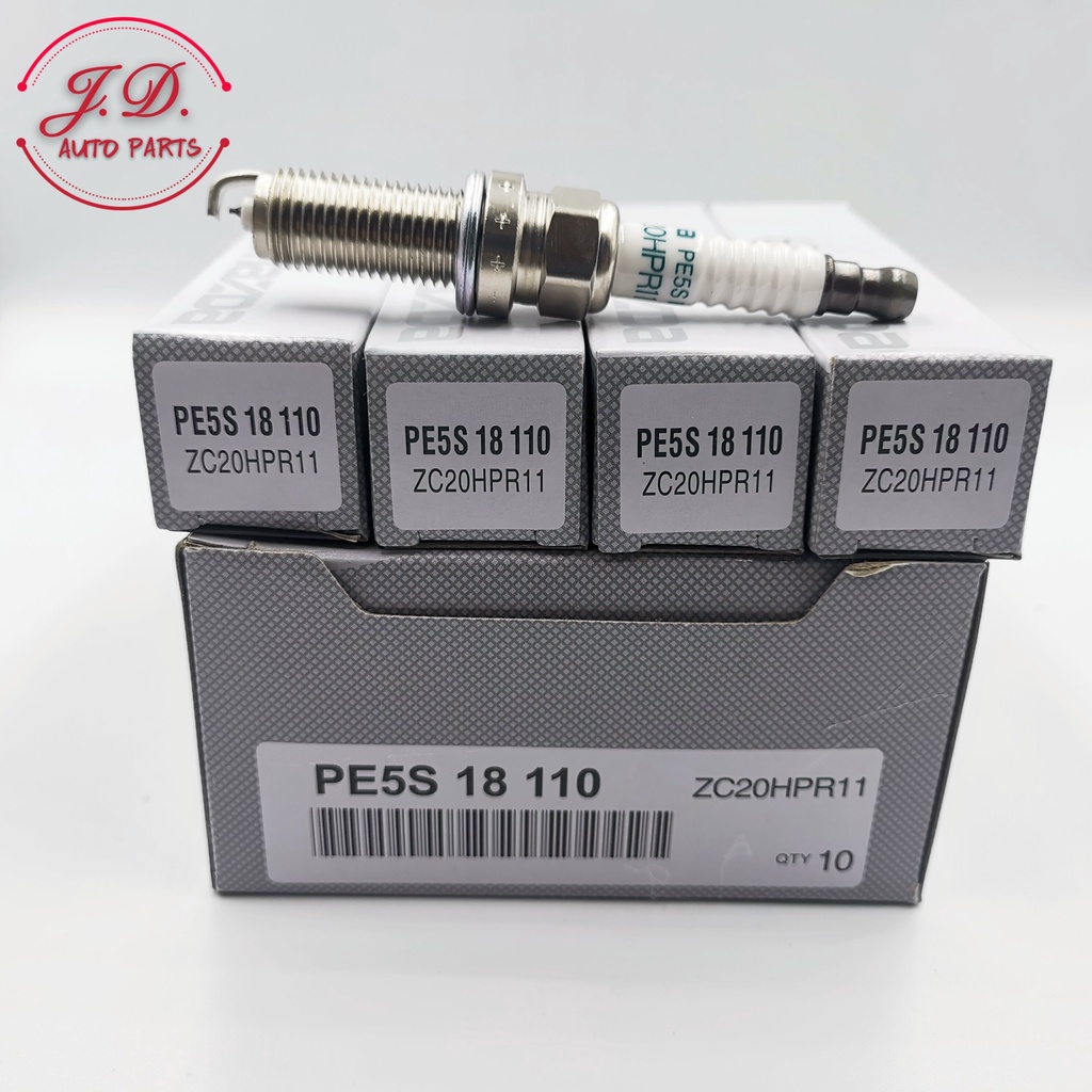 หัวเทียนอิริเดียม Iridium Mazda  ZC20HPR11 PE5S18110  Mazda 2 3 6 CX-3 CX5 MX-5 (1ชุด4หัว)