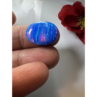 Blue opal 12x16mm oval