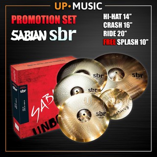 ชุดฉาบSabian Sbr  แถมฟรี Splash10 นิ้ว