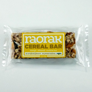 RAORAK Cereal Bar เรารัก ซีเรียลบาร์ เรารัก ซีเรียลบาร์ มะม่วง แอลมอนด์ มะม่วงหิมพานต์