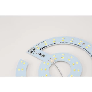 [ ลดราคา ] EVE ชุดแผงไฟแอลอีดี LED เปลี่ยนสีได้ 3 สี ขนาด 18W เปลี่ยนสีได้โดยการกด ปิด-เปิด สวิตซ์ไฟ