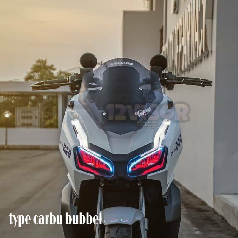 WINDSHIELD VISOR ADV 150 /16 . กระบังหน้า ADV 160 cc. โฆษณา STREET VISOR. VISOR ADV OCITO . VISOR ADV THAILAND. โฆษณา TDR VISOR. ADV BUBBEL CARBON VISOR 4MM THICKNESS
