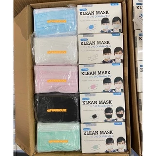 👧🏻👦🏻 หน้ากากเด็ก KLEAN MASK For Kids 💰ราคาถูกที่สุด❗️ด่วน ก่อนหมดโปร❗️หน้ากากอนามัยสำหรับเด็ก👧🏻👦🏻 (กล่อง 50 ชิ้น)