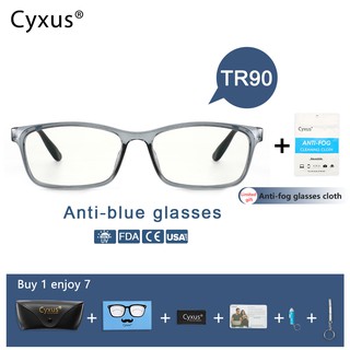 Cyxus Blue Light แว่นตาสําหรับผู้หญิง / ผู้ชาย 8070