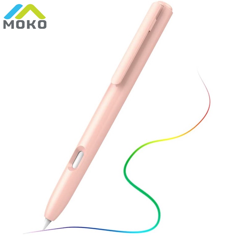 Moko เคสใส่ดินสอ พร้อมฝาปิด กันรอยขีดข่วน ถอดออกได้ สําหรับ Apple Pencil 2nd