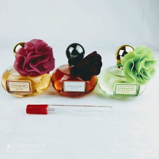 COACH Poppy Wild Flower edp, Freesia Blossom edp,  Citrine Blossom edp สาวน้อยผู้ร่าเริงวิ่งเก็บดอกไม้ป่าในทุ่งหญ้า