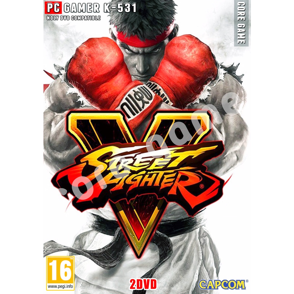 street fighter V (ตัวธรรมดา)​ แผ่นเกมส์ แฟลชไดร์ฟ เกมส์คอมพิวเตอร์ PC โน๊ตบุ๊ค