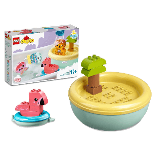 LEGO® DUPLO® Creative Play 10966 Bath Time Fun: Floating Animal Island Bath Toy (20 Pieces)