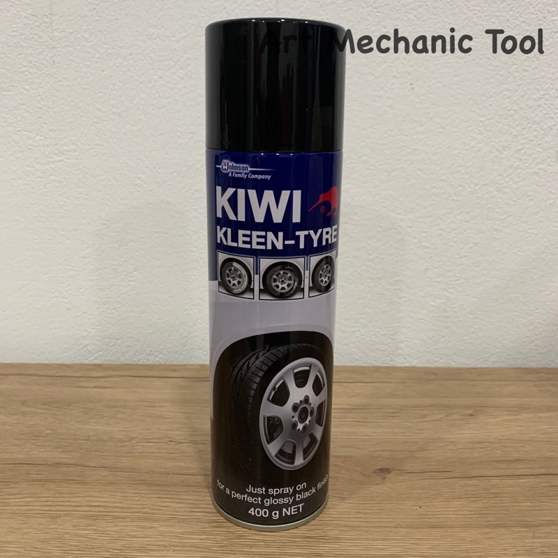 Kiwi Kreen-Tyre 400 ml. โฟมเคลือเงายางรถยนต์ ป้องกันฝุ่นจับ ปลอดภัยต่อล้อแม็กซ์ ง่ายๆแค่ฉีด ไม่ต้องข