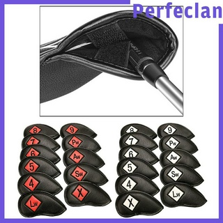 [PERFECLAN] Golf Iron Headcover Club Head Cover Protection Sticker Closure