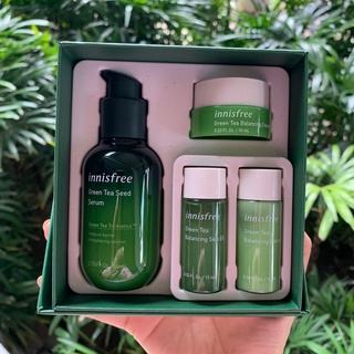 Innissfree Greentea Set 2021 ชุดชาเขียวเซรั่ม สูตรปรับปรุงใหม่ล่าสุด 2021  ราคาเพียง 690 บาท💕