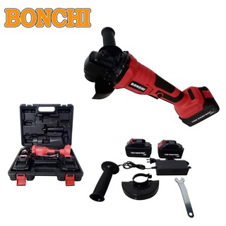 BONCHI เครื่องเจียร์ไร้สาย 99V เครื่องเจียร์แบตเตอรี่