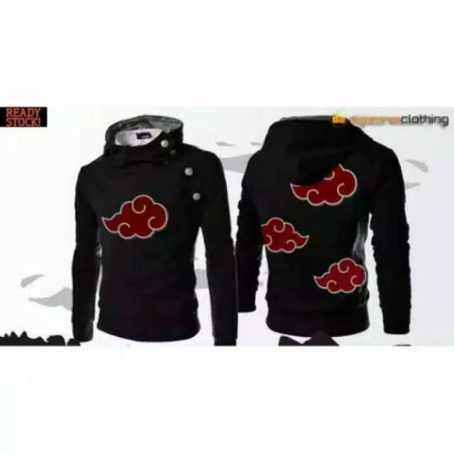 ผู้ชาย-ผู้หญิง HOODIE SWETER JACKET ANIME NARUTO HARAJUKU AKATSUKI คอสเพลย์- AKATSUKI-SWEATER