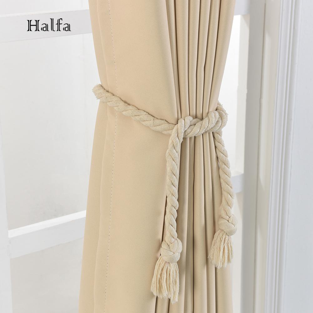 2pcs Braided Rope Curtain Tie Backs Curtain Blind Accessories