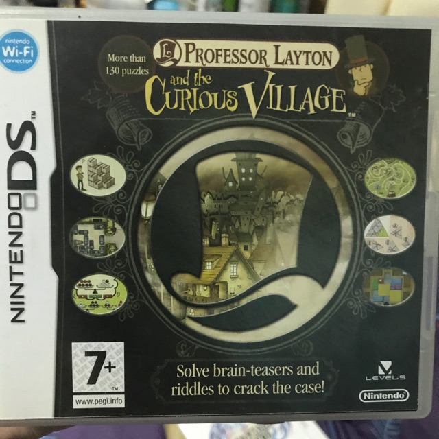 Professor Layton and The Curious Village ds 3ds มือสอง