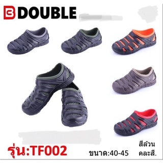 รองเท้าหุ้มส้นรองเท้าผู้ชาย-TF002 หนา2ชั้น มีรูระบายอากาศ 5สี