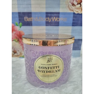 เทียนหอมกลิ่น Confetti Daydream🍒🌷 (3Wick Candles) Bath &amp; Body Works ของแท้  100%