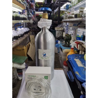 ถังคาร์บอน​ CO2​ อลูมีเนียมขนาด 2 Liter Mini Regulater